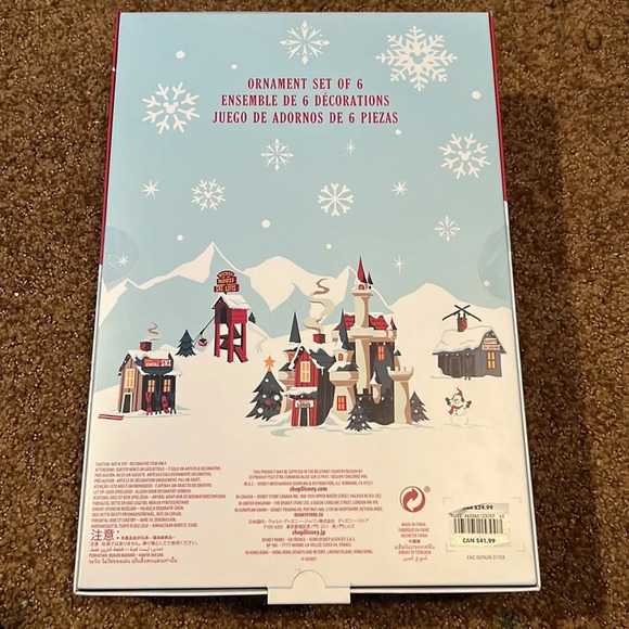 Disney ornament set of 6 new in box - Picture 5 of 5